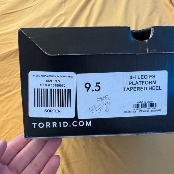 Torrid Platform Leopard Tapered Heel Shoes - Picture 1 of 11